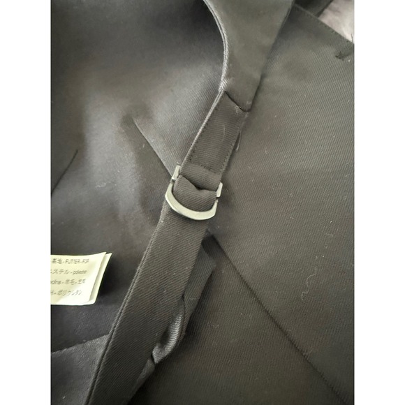 Zara Halter Neck Waistcoat Vest Black Wool Blend 7926/446/800 NWT Size L - Picture 9 of 10